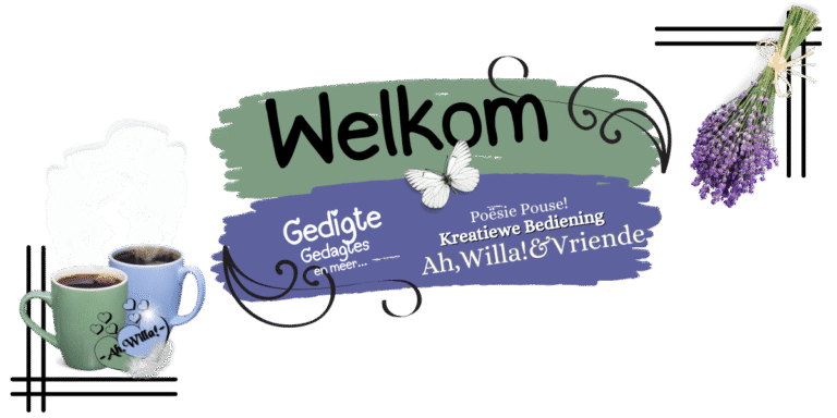 Welkom header 2025 for Ah,Willa!&Vriende © copyright